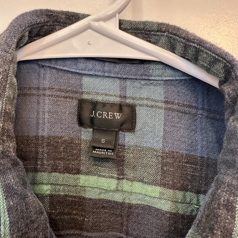 J Crew Men's Small Flannel